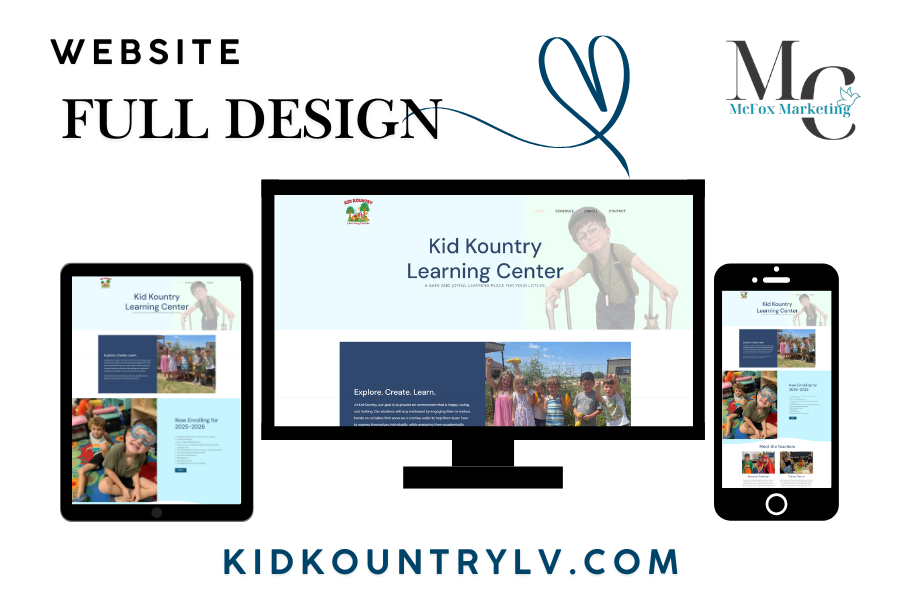 Website design by McFox Marketing